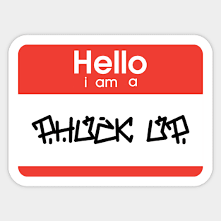 my name is Sticker